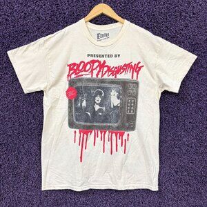 Elvira Movie Macabre x Bloody Disgusting Tshirt size large